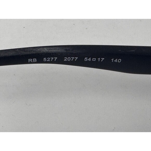 Ray-Ban RB5277 Eyeglass Frames Only 54-17-140 Black 2077